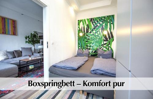 Andreasvorstadt Apartment | 80m2 3R Wohnung mit privatem Parkplatz, Kingsize Betten, Smart-TV, etc