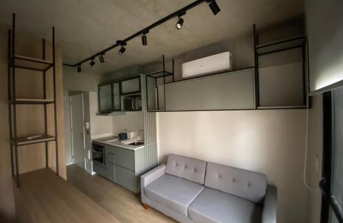 Consolacao Apartment | 82 New studio next Paulista Av, fast wifi and balcony
