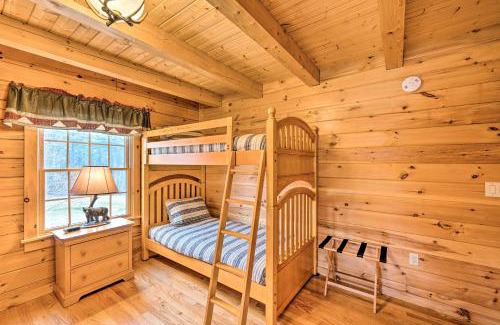 Carroll House | 9 Mi to Bretton Woods Carroll Log Cabin with Deck