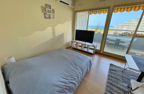 Villeneuve Loubet Beach Apartment | #901 MARINA RIVIERA BAY - Studio vue Mer et Port Panoramique