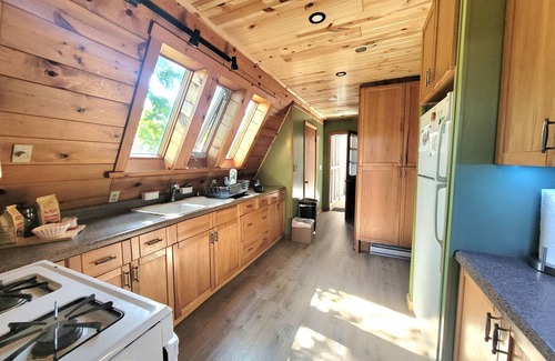 Beaver Island House | A Frame cabin with a short stroll to a gorgeous sandy beach!