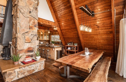 Sundance Cabin | "A" Frame of Mind - 4 bed/3 bath, Close to Resort/Hiking, Hot Tub, Sauna, Views, Outdoor Fire Pit