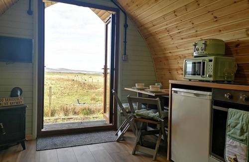 Spittal Cabin | Achmeney Glamping, larger than Average pod