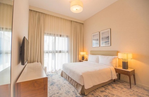 Al Kubus Apartment | Al Aqah Luxury Apartment w/ Sea Views at Address Residences