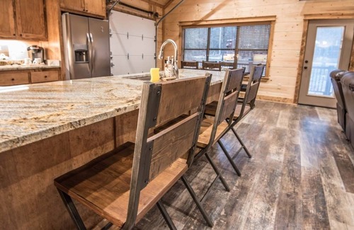 Broken Bow Cabin | All Decked Out Cabin in the Woods With Fireplace, Bbq, and Swing Bed by Redawning