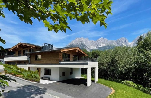 Going am Wilden Kaiser Ski Chalet | Alpine Escape with Sauna & Mountain View