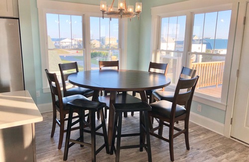 Surf City House | Amazing Decks! Two Master Bedrooms! Elevator! EV Charging! Pet Friendly!