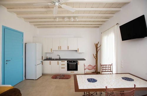 Mykonos Apartment | Amazing view at Agios Sostis beach