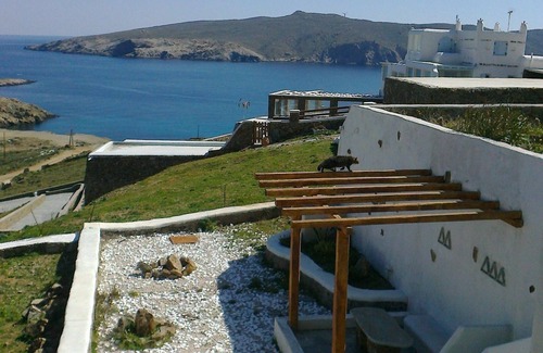 Mykonos Apartment | Amazing view at Agios Sostis beach