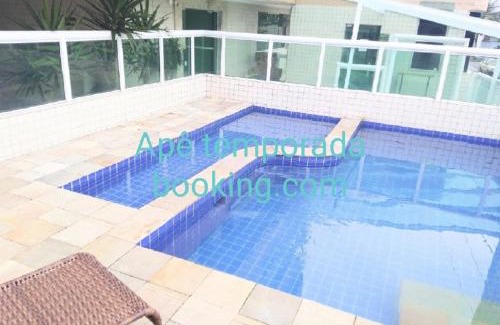 Aviacao Apartment | Apê Temporada Praia Grande SP Completo com Piscina, Churrasqueira, Estacionamento