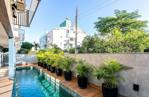 Jurere Apartment | Ap a Cond. w/Pool and Gym, 350m the Beach Jpr212