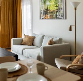 Kudowa Zdroj Apartment | Apartament Miodowy - Penthouse z balkonem