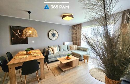 Sarbinowo Apartment | Apartament Nefryt z basenem - 365PAM