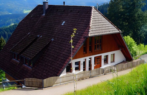 Bad Rippoldsau-Schapbach Apartment | Apartment 'Nr-70qm' with Mountain View, Shared Terrace and Wi-Fi