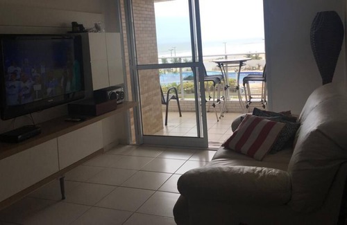 Mirim Apartment | Apartment facing the sea Foot in the sand with balcony Goumert