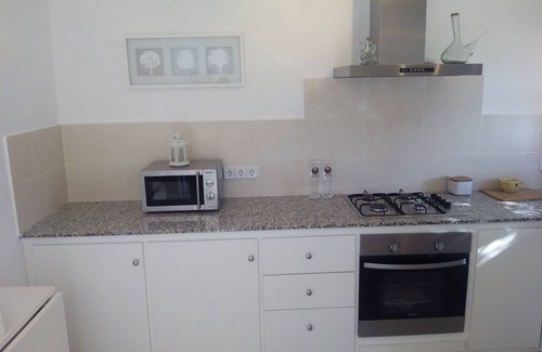 Cales Piques Apartment | Apartment in Menorca, calan blanes, with jacuzzi and barbecue on private terrace