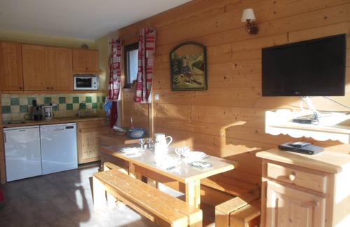 Vallandry Apartment | Apartment Les Arcs Peisey-Vallandry 6 people - full West Terrace