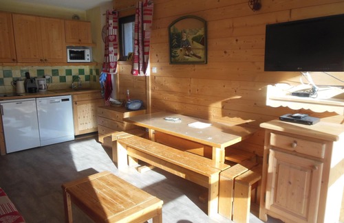 Vallandry Apartment | Apartment Les Arcs Peisey-Vallandry 6 people - full West Terrace