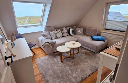 Hallig Langeneß Apartment | Apartment 'Matje' with Lake View, Shared Terrace and Wi-Fi
