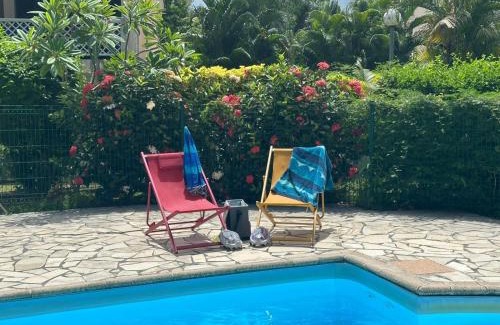 Trois-Ilets Apartment | Appart 50m2 climatisé avec piscine - plage Anse à l'Ane