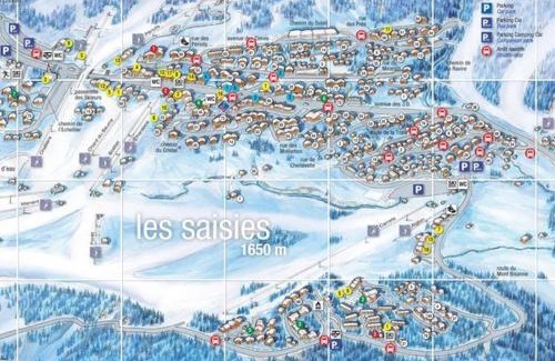Les Saisies Apartment | Appartement aux Saisies, 5 pers, 2 ch, balcon, TV, cuisine équipée - FR-1-293-205