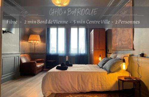 Limoges Apartment | Appartement Chic & Baroque 5 min centre ville et Bord de Vienne