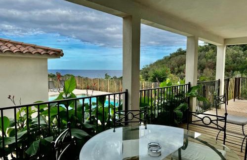 Sari-Solenzara Apartment | Appartement Mare è Machja avec piscine et vue mer