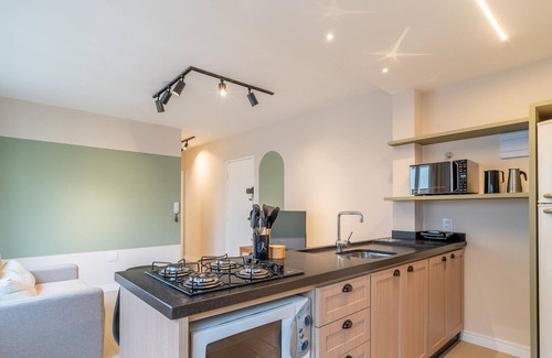Centro Apartment | Apto 1Q and Self Check-in 400m from Beira Mar BMC1008
