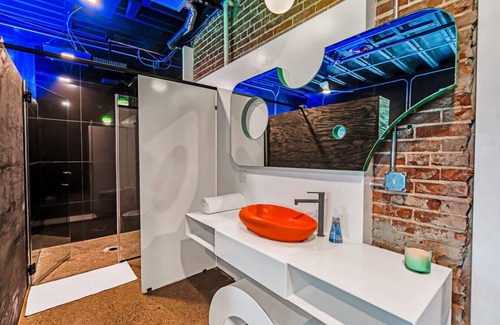 Sparta House | Art Inspired Micro Hotel - Patio | Grill | Pool Table