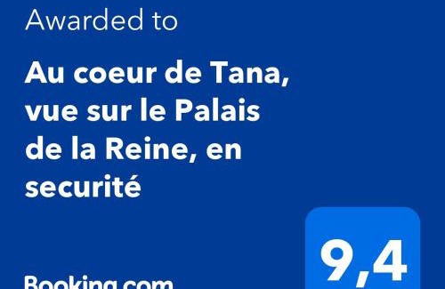 Antananarivo Avaradrano Apartment | Au coeur de Tana, vue sur le Palais de la Reine, en securité