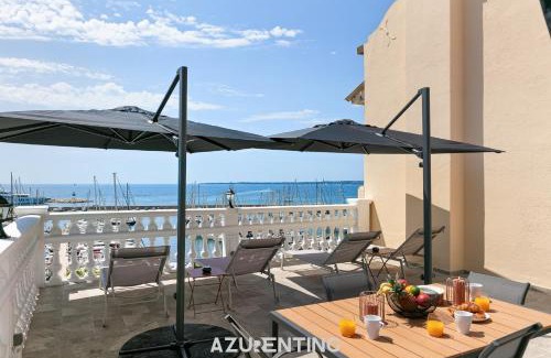 Golfe Juan Apartment | Azurenting - harbor view - roof-top