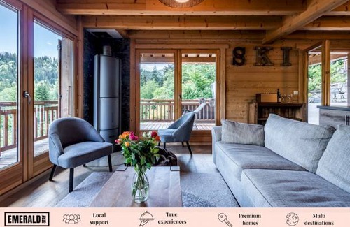La Cote-d'Arbroz Ski Chalet | BALATA - Charming Chalet with Hot tub and Views