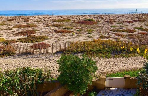 Le Barcares Villa | Barcaresa-VILLA SUR LE SABLE VUE MER PANORAMIQUE PISCINE CLIM WIFI