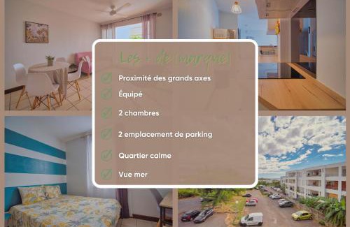 Sainte Marie Apartment | Bas de Ste marie, T3 rénové, tout confort, vue mer