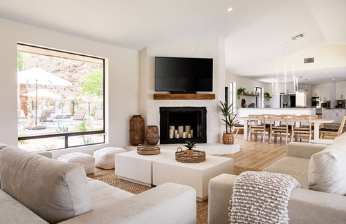 Palm Desert House | Base Camp-Luxury Desert Oasis with 2 Pools & Game Room