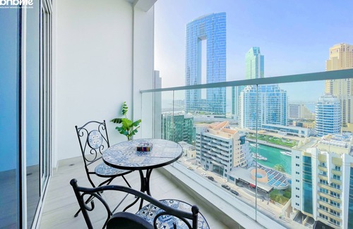 Dubai Marina Apartment | Beach View 2BR Ultra-luxurious Apt- 1504