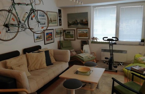 Ohrid Apartment | Beachfront home M&N with bicycles for every family