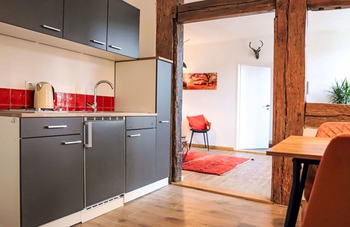 Mirow Apartment | Beautiful apartment for 2 guests with WIFI, TV, terrace and pets allowed