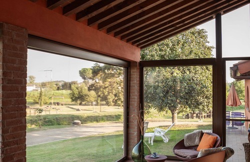 Larciano House | Beautiful apartment in villa for 4 guests with hot tub, A/C, WIFI, pool, TV and panoramic view
