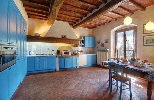 Lucolena Villa | Beautiful private villa with WIFI, private pool, TV and panoramic view, close to Greve In Chianti