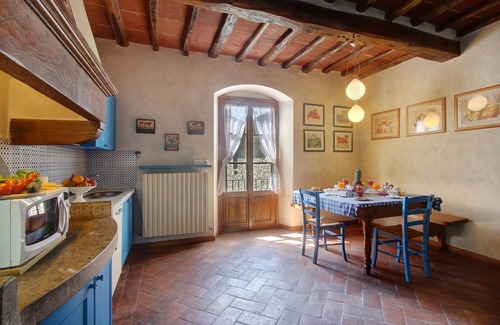 Lucolena Villa | Beautiful private villa with WIFI, private pool, TV and panoramic view, close to Greve In Chianti