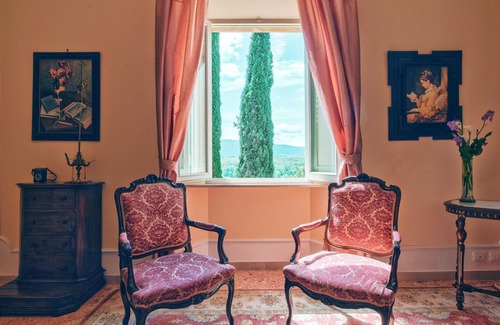 Poggiarello Villa | Beautiful private villa with WIFI, A/C, private pool, patio and panoramic view, close to Siena