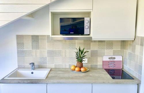 Cul de Sac House | Beautiful suite S18, pool, sea view, next to paradise Pinel Island