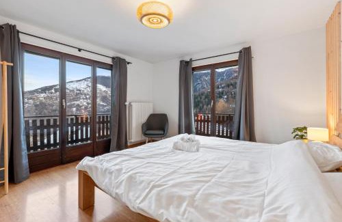 Nendaz Apartment | Bel appartement avec vue alpine