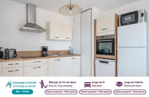 Pleneuf-Val-Andre Apartment | Bel appartement vue mer pour 8
