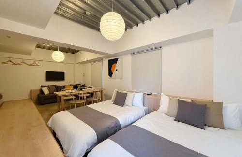 Hiroshima City Centre Apartment | bHOTEL Arts Dobashi - Lovely Studio for 6 Ppl with Very Good Location