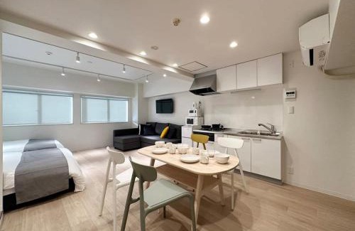 Hiroshima City Centre Apartment | bHOTEL F-style - 1BR Apt Great Location for 6Ppl
