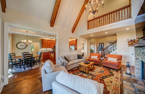 Big Canoe House | Big Canoe Home with Mountain Views, Game Room, Fire Pit, Sleeps 14