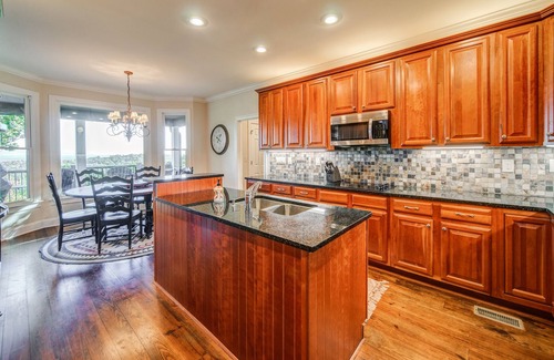 Big Canoe House | Big Canoe Home with Mountain Views, Game Room, Fire Pit, Sleeps 14
