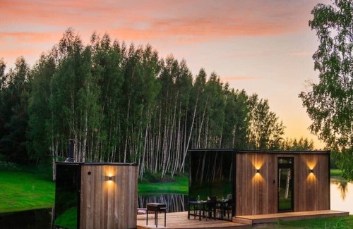 Whitefield House | Birch Mirror House at FarAway Pond